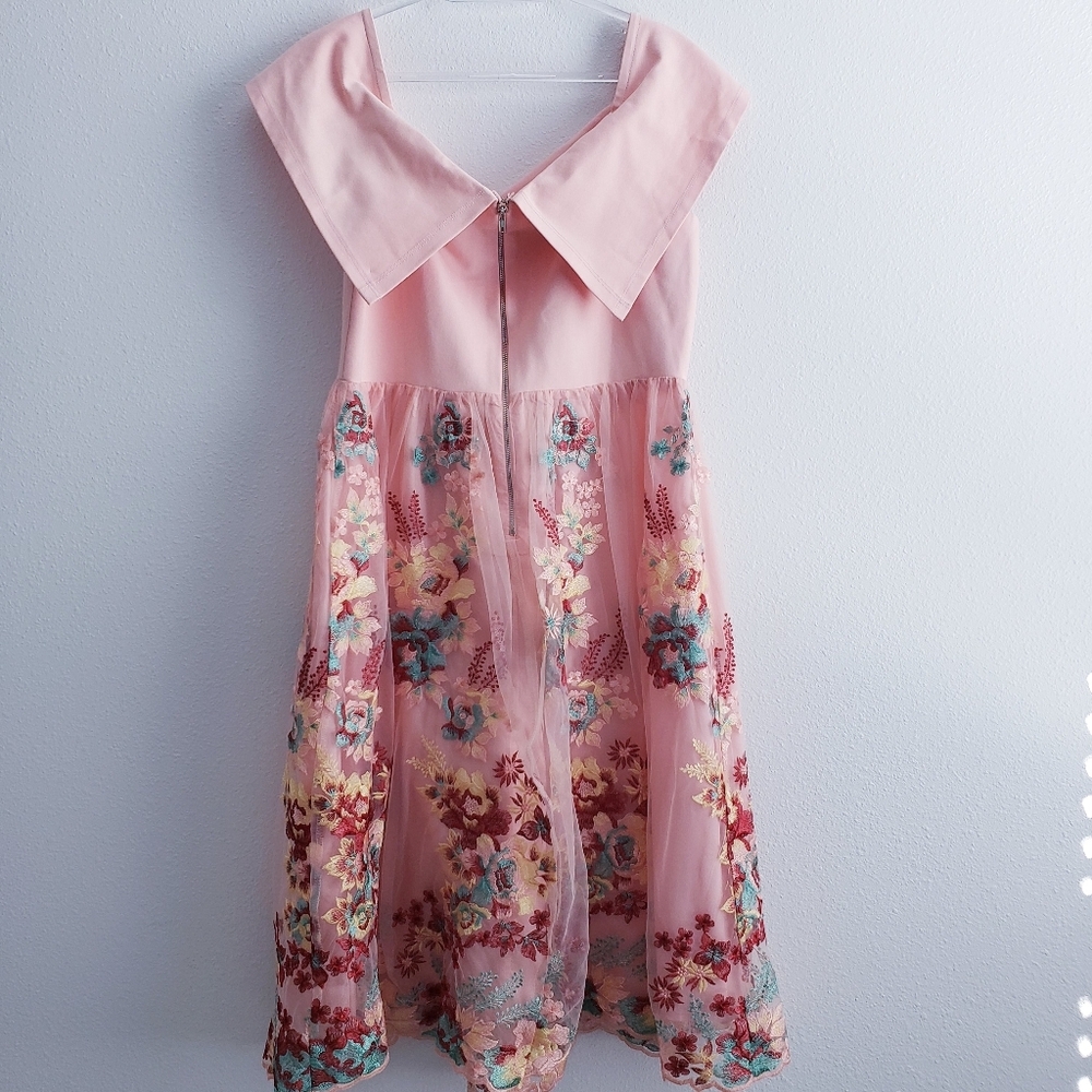 Gianni Bini Off The Shoulder Floral Midi Dress - Picture 7 of 11